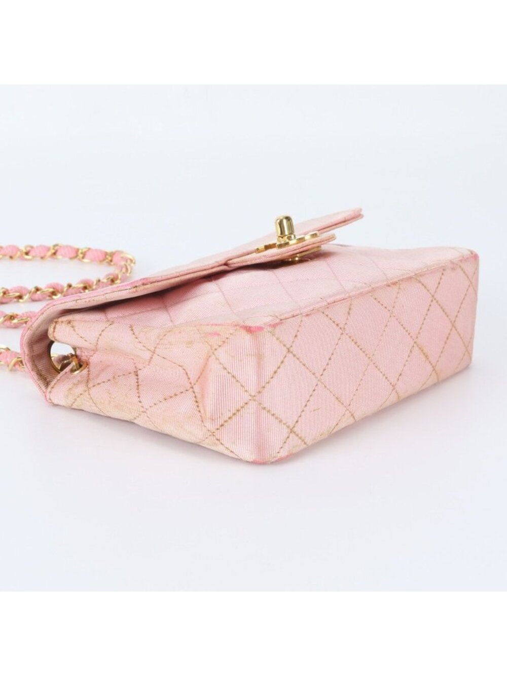 Chanel Quilted Chain CC Logo Shoulder Bag Crossbody - Picture 6 of 12